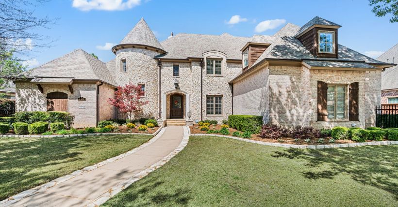 Custom luxury home for sale in Leyton Grove in Colleyville featuring 5 bedrooms, 5.5 baths